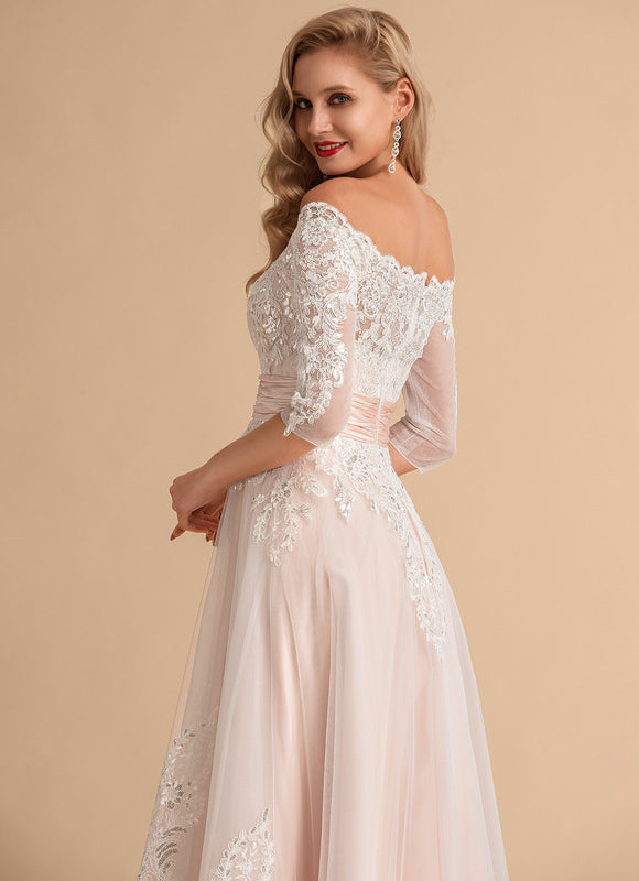 Robe Trapèze Lueur De Rubis Céleste - gallery 1