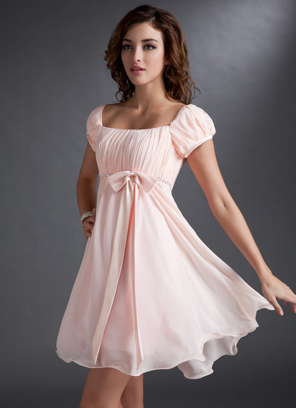 Robe Trapèze Douceur Pêche - gallery 2