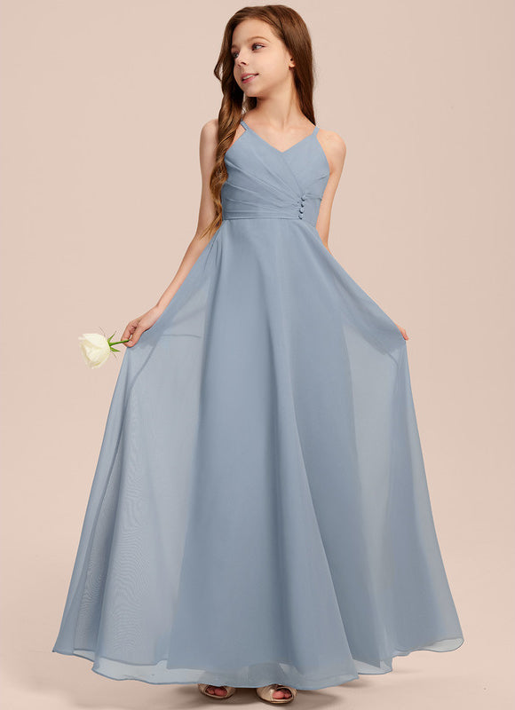 Robe Trapèze Vert Doux Éclat - gallery 1