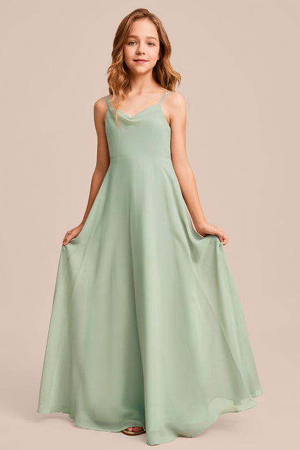 Robe Trapèze Aigue-Marine Élégante - gallery 2