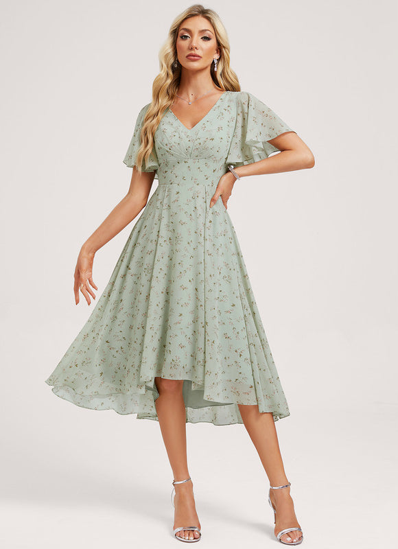 Robe Trapèze Fluide Asymétrique