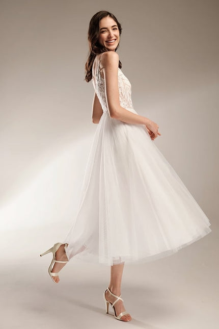 Robe Trapèze Clarté Éthérée - gallery 1