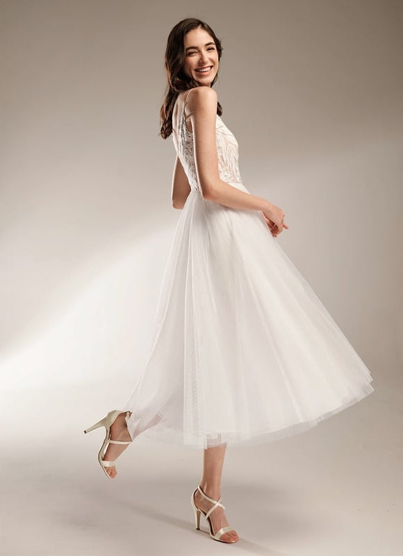 Robe Trapèze Clarté Éthérée - gallery 1