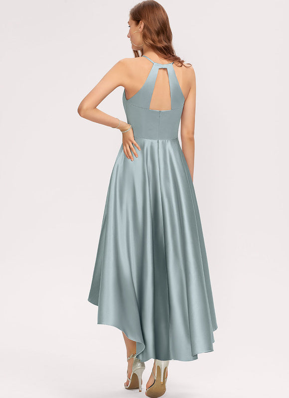 Robe Trapèze Satin Éclat Couture - gallery 1