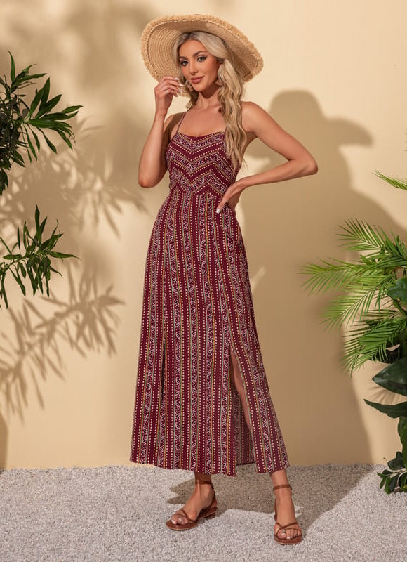 Robe Trapèze Éthérée Bicolore - gallery 5