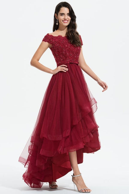 Robe Trapèze Rouge Envolée - gallery 4