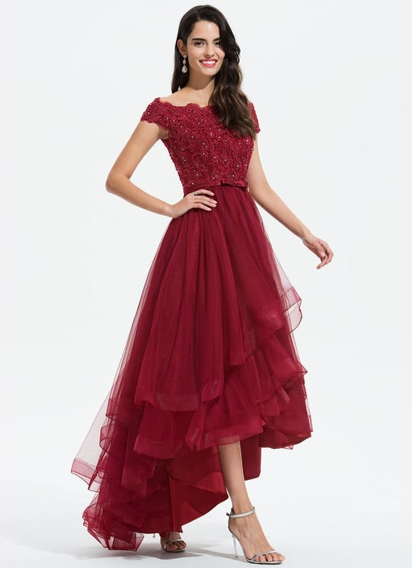 Robe Trapèze Rouge Envolée - gallery 4
