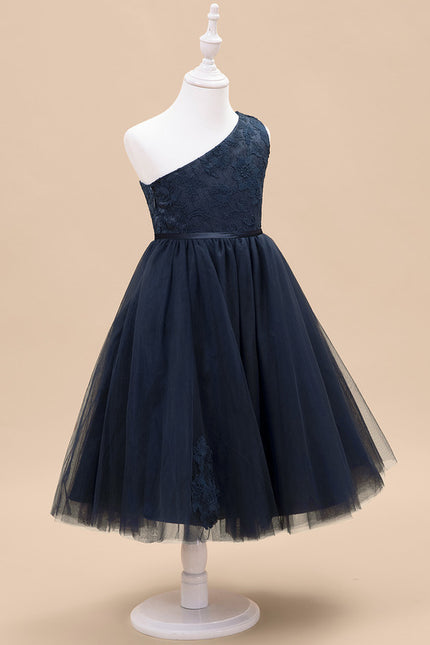 Robe Trapèze Tulle Asymétrique - gallery 2