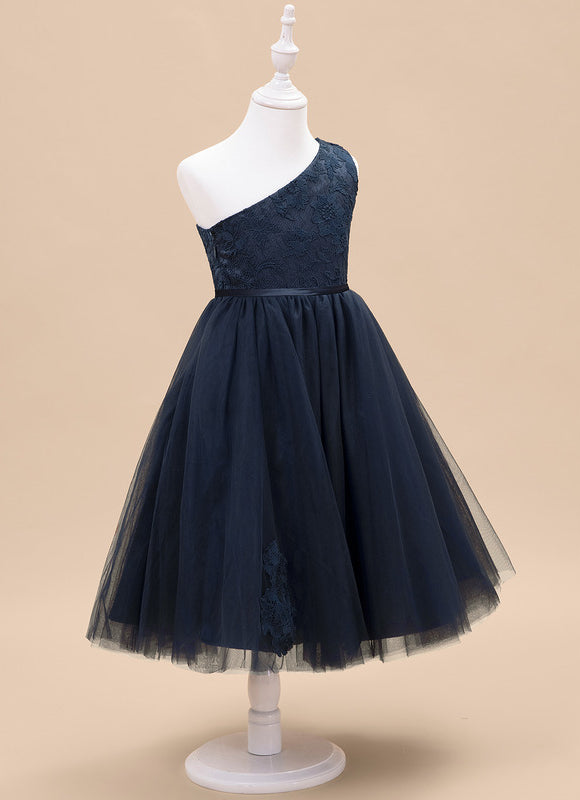 Robe Trapèze Tulle Asymétrique - gallery 2