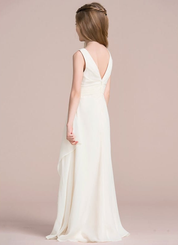 Robe Trapèze Bordeaux Flottante - gallery 2