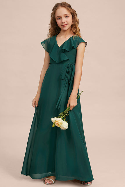 Robe Trapèze Vert Doux Éclat