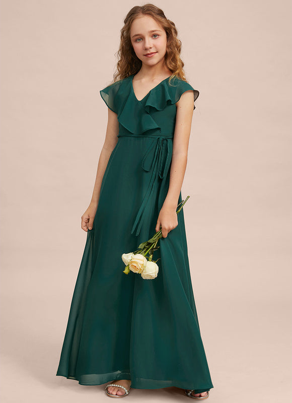 Robe Trapèze Vert Doux Éclat
