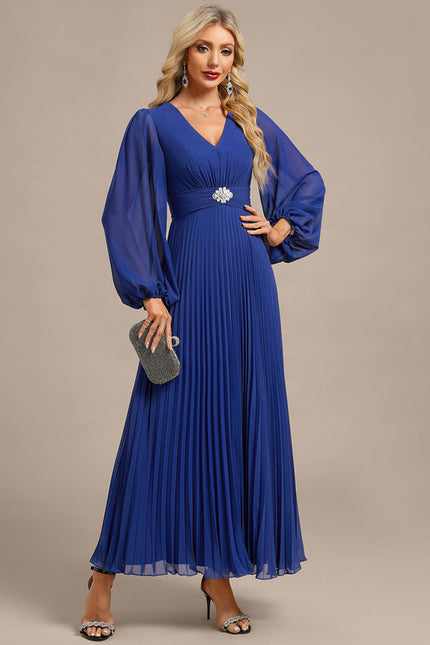 Robe Trapeze Plissée - gallery 4