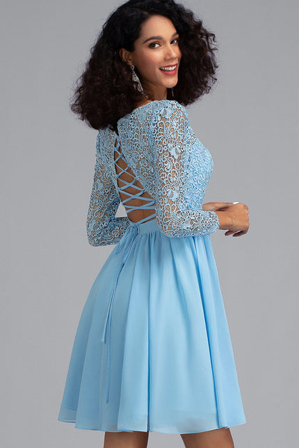Robe Trapèze Courte Festive
