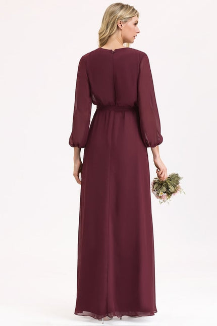 Robe Trapèze Ruban De Myrtille - gallery 1