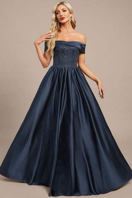 Robe Trapèze Nuit Sombre Élégante