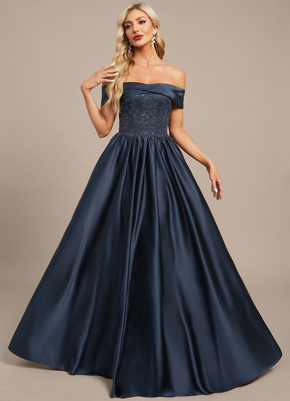 Robe Trapèze Nuit Sombre Élégante