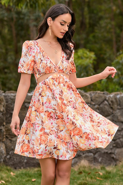 Robe Trapèze Éclat Pétale - gallery 3