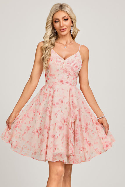 Robe Trapèze Éclat Poudré - gallery 3