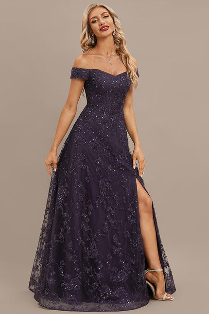 Robe Trapèze Élégance Violette - gallery 5