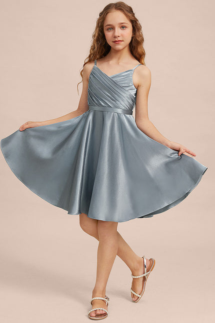 Robe Trapèze Satinée Junior - gallery 6