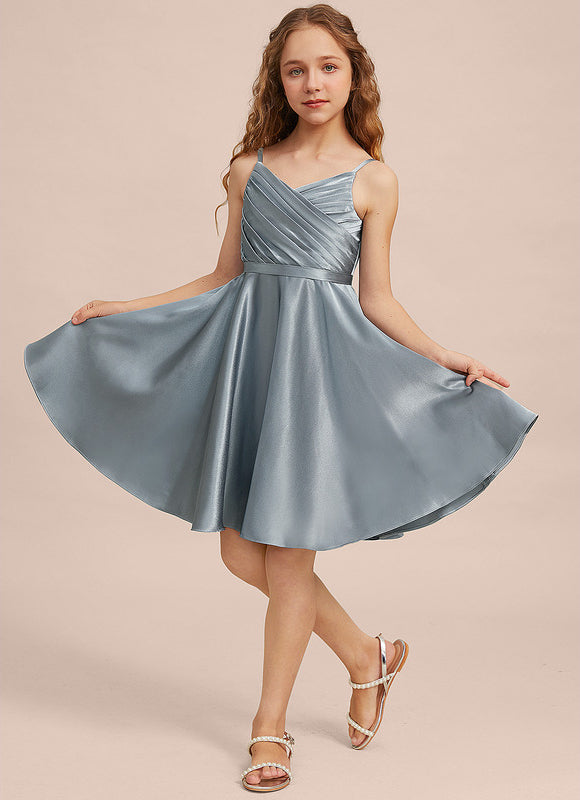 Robe Trapèze Satinée Junior - gallery 6