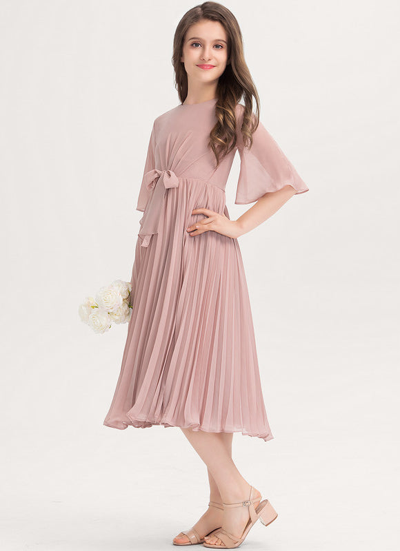 Robe Trapèze Mousseline Chic - gallery 3