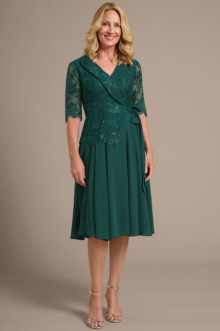 Robe Trapeze Verte