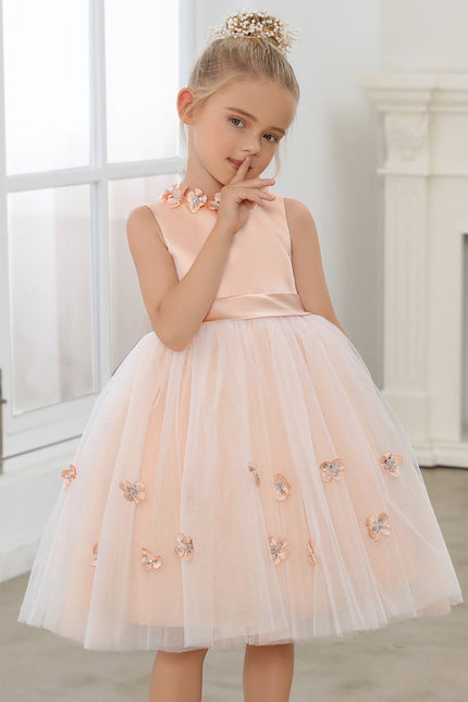 Robe Trapèze Satinée Enfant