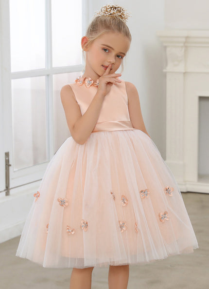 Robe Trapèze Satinée Enfant
