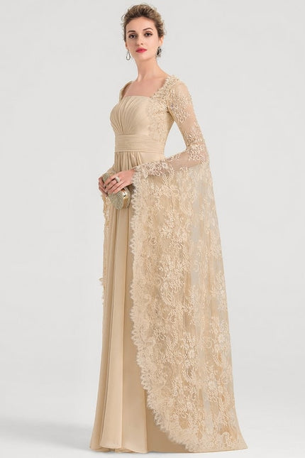 Robe Trapèze Voile Éthéré