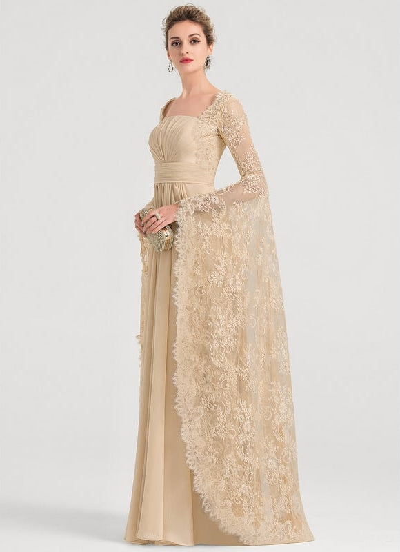 Robe Trapèze Voile Éthéré