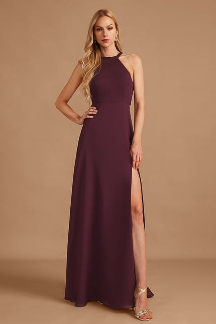 Robe Trapèze Vert Émeraude Longue Rayée - gallery 5