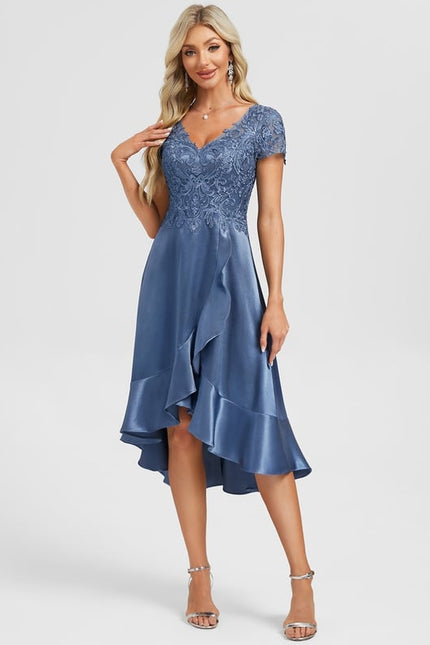 Robe Trapèze Asymétrique Chic - gallery 2