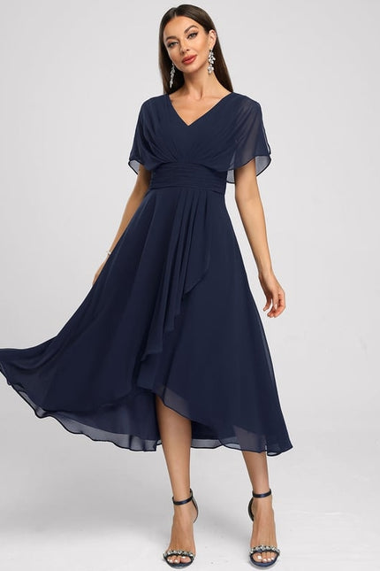 Robe Trapèze Flottante Verte - gallery 1