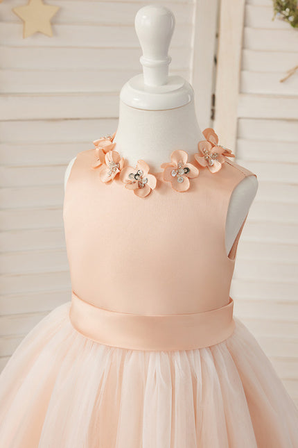 Robe Trapèze Satinée Enfant - gallery 7