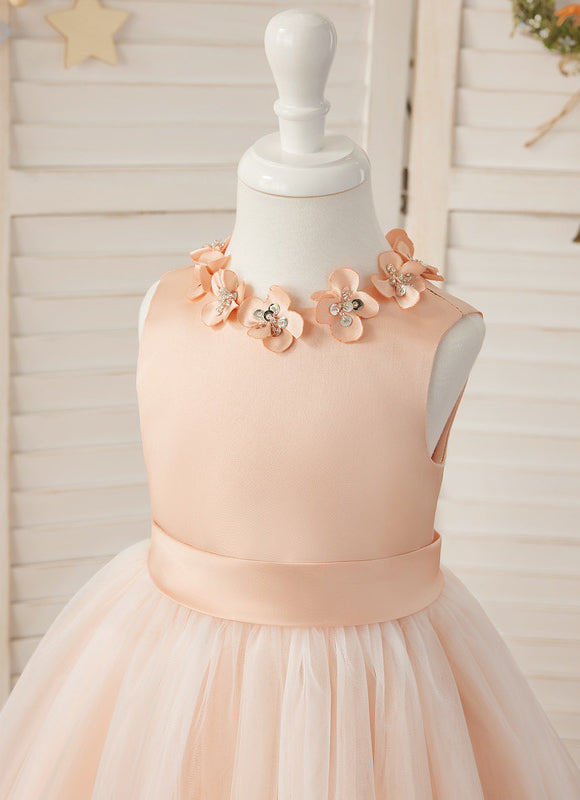 Robe Trapèze Satinée Enfant - gallery 7