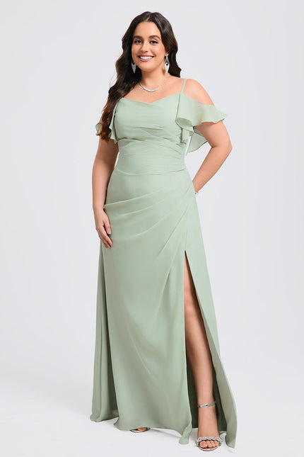 Robe Trapèze Aérienne Céleste - gallery 9