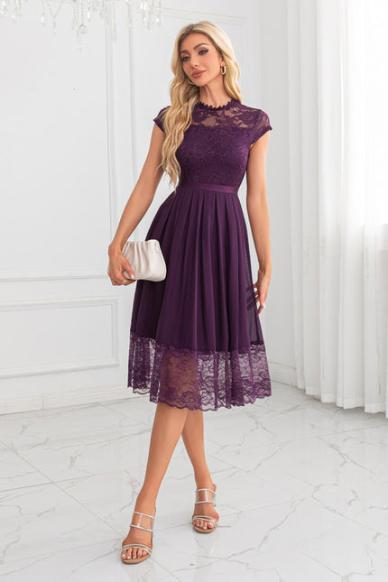 Robe Trapèze Violet Éthéré