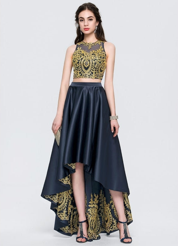 Robe Trapèze Satin Étoile Mystique - gallery 1
