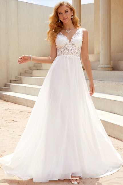 Robe Trapèze Éthérée Satinée - gallery 3