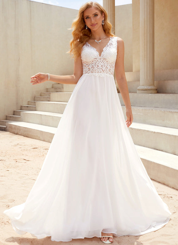 Robe Trapèze Éthérée Satinée - gallery 3