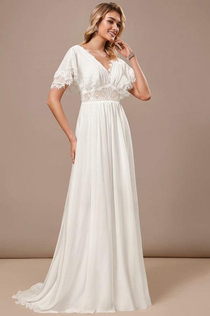 Robe Trapèze Éthérée Satinée - gallery 1
