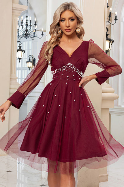 Robe Trapèze Cerise Lumineuse