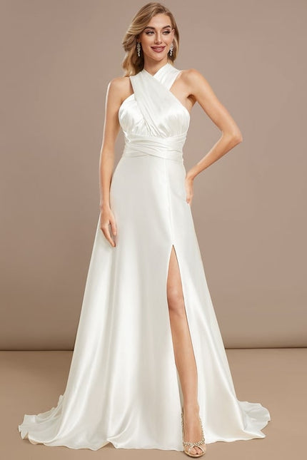 Robe Trapèze Lumière Satinée - gallery 3