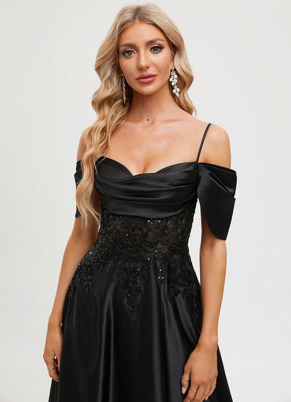 Robe Trapèze Satin Luxe - gallery 4