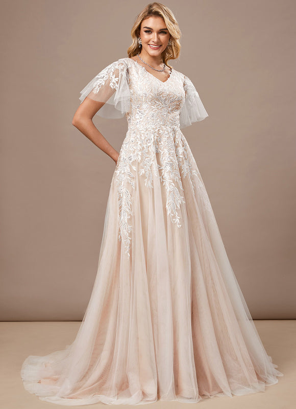 Robe Trapèze Rêve Tulle Élyséen - gallery 2