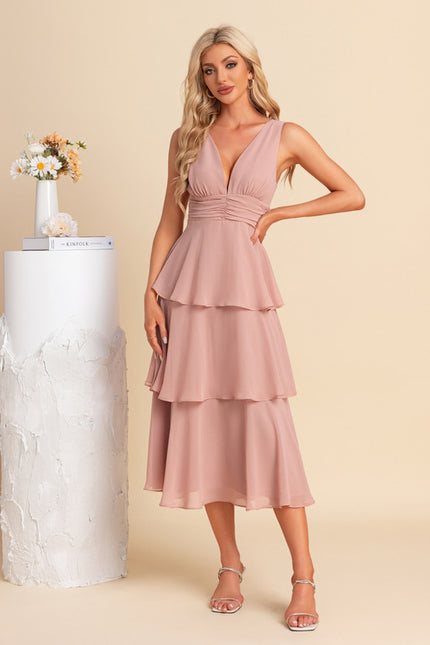 Robe Trapèze Chic Olivâtre - gallery 1
