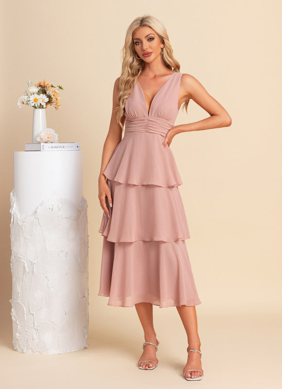 Robe Trapèze Chic Olivâtre - gallery 1