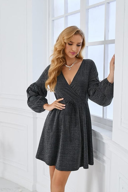 Robe Trapèze Élégance Scintillante - gallery 5